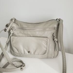 Kelly & Katie Light Gray Mini Crossbody Bag